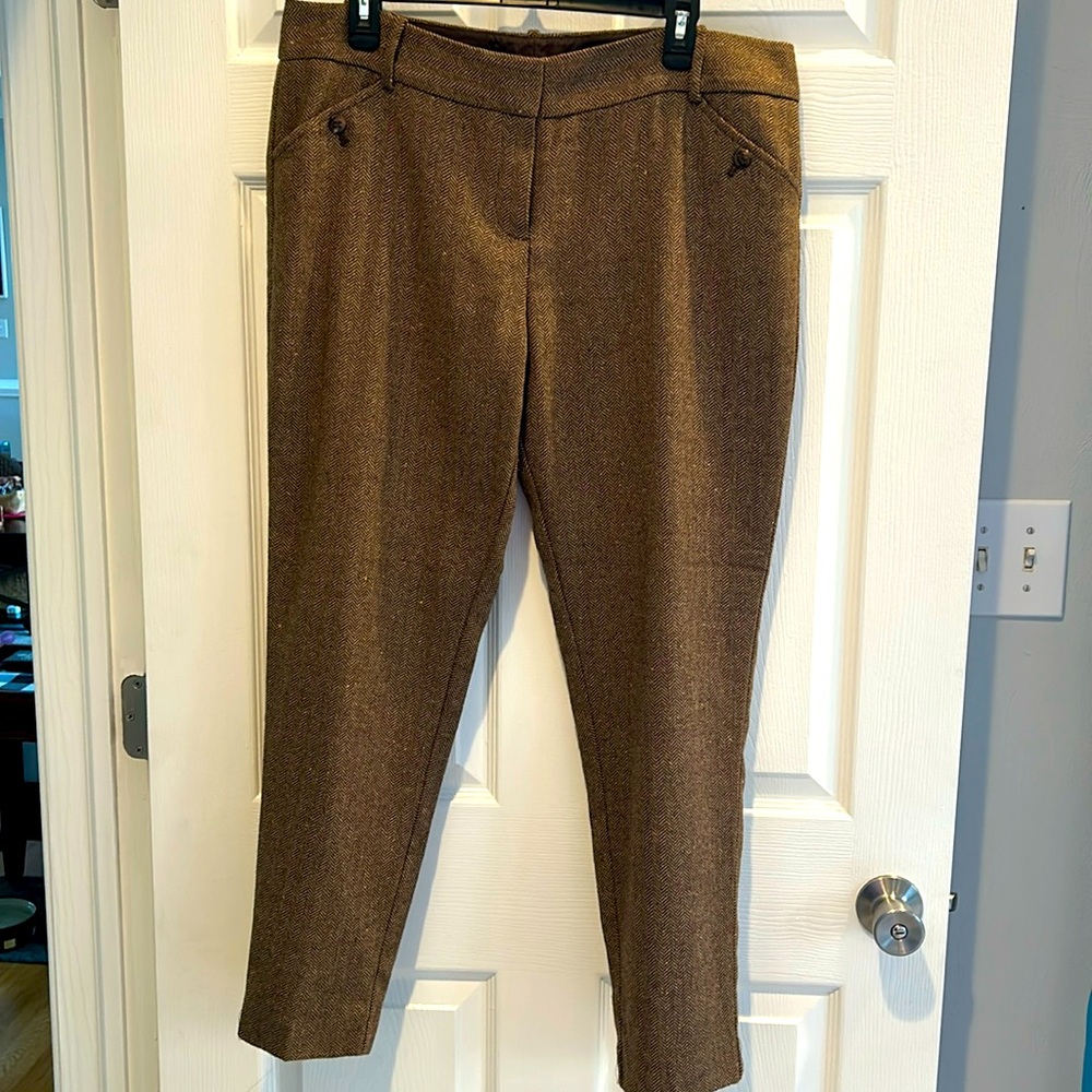 Women’s Pants - Size 12 - Lined - Brown - The Limited
